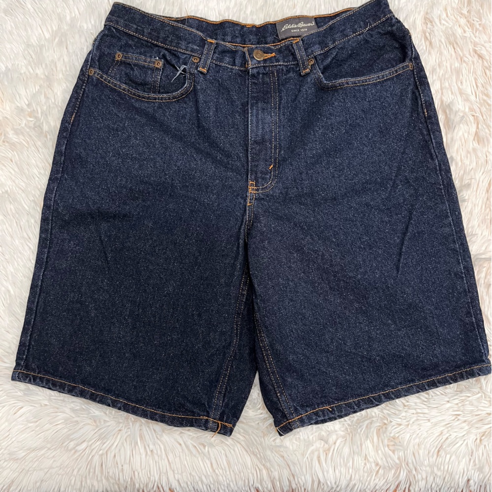 Eddie Bauer Mens vintage jean shorts size‎ 34
